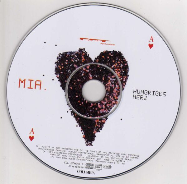 MIA. : Hungriges Herz (CD, Maxi)