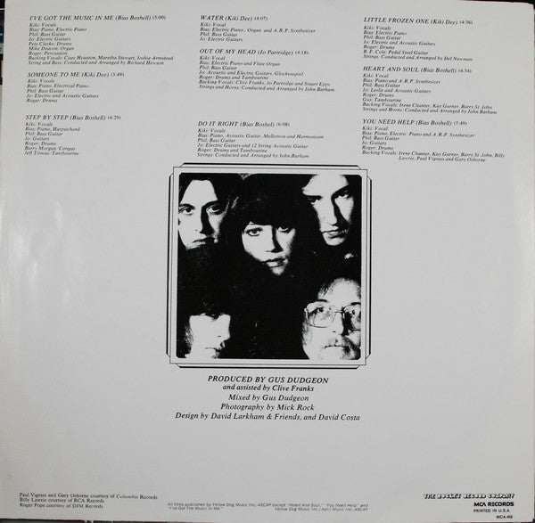 The Kiki Dee Band : I've Got The Music In Me (LP, Album, Glo)