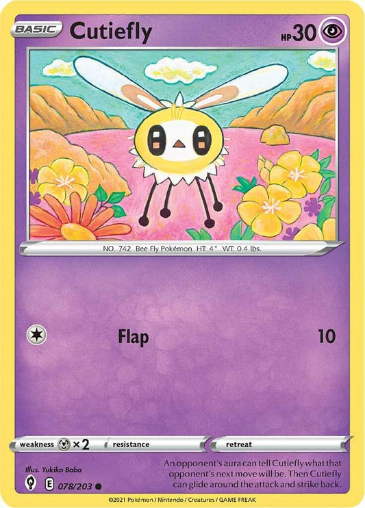 Cutiefly [SWSH07 - 078/203] Pokemon Trading Card