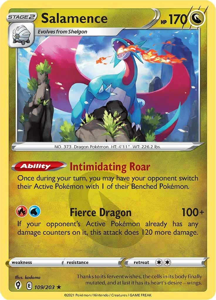 Salamence [SWSH07 - 109/203] Pokemon Trading Card