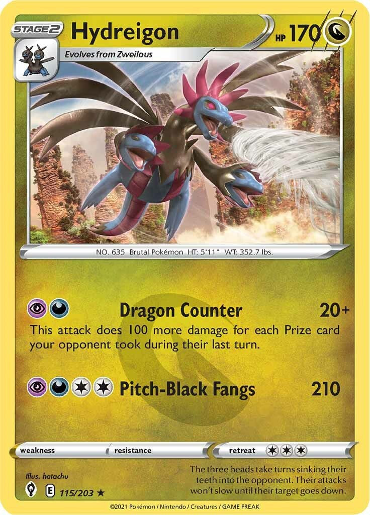 Hydreigon [SWSH07 - 115/203] Pokemon Trading Card