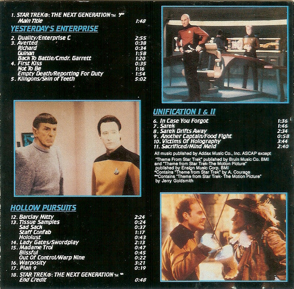 Dennis McCarthy : Star Trek: The Next Generation Volume Three (Music From The Original Television Soundtrack) (CD, Album, Club, CRC)