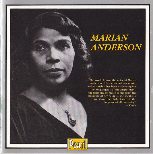 Marian Anderson : Marian Anderson (CD, Comp, Mono)
