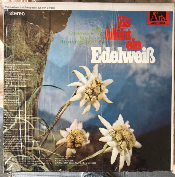 Various : Es Blüht Ein Edelweiß (LP, Comp)