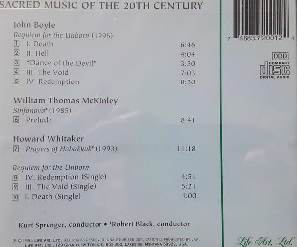 John Boyle  - Requiem For The Unborn (CD) (M) - Endless Media