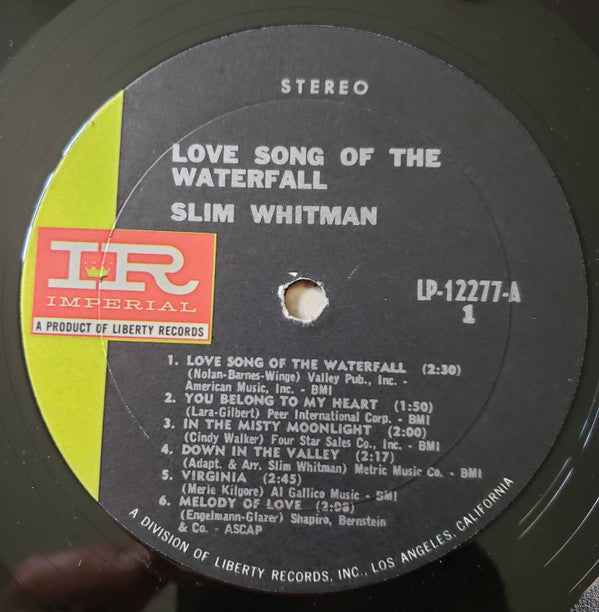 Slim Whitman : Love Song Of The Waterfall (LP)