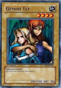 Gemini Elf [SD6 - SD6-EN004] Yu-Gi-Oh Trading Card