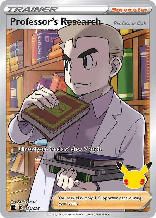 Professor's Research (Full Art) [CLB - 024/025] Pokemon Trading Card