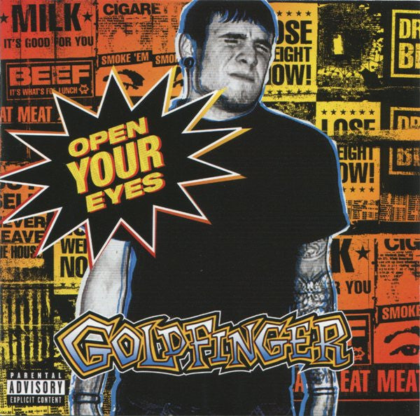 Goldfinger (7) : Open Your Eyes (CD, Album, Enh, Exp)