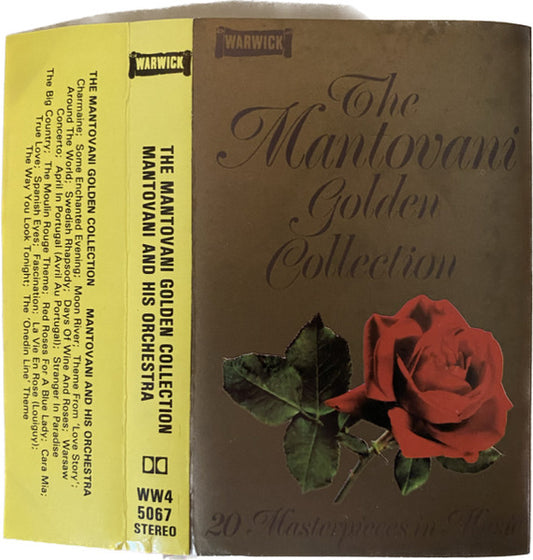 Mantovani And His Orchestra : The Mantovani Golden Collection - 20 Masterpieces In Music (Cass, Album, Comp)