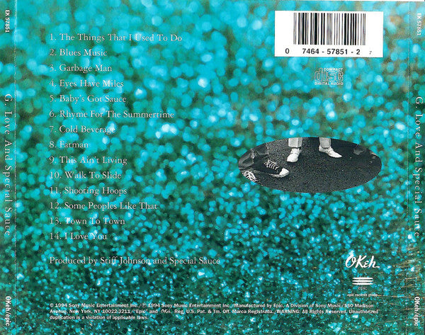 G. Love & Special Sauce : G. Love And Special Sauce (CD, Album, RP)
