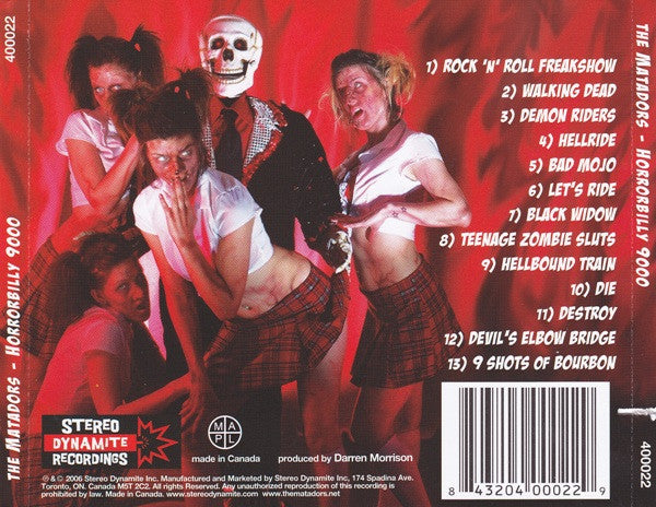 The Matadors : Horrorbilly 9000 (CD, Album)