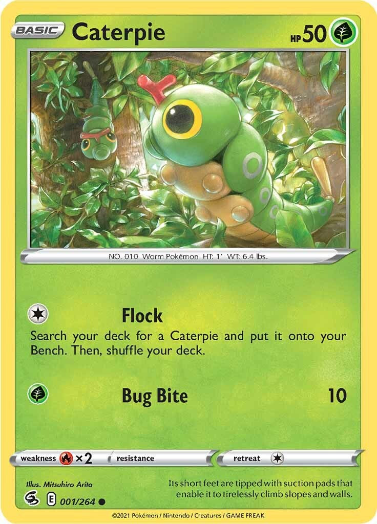 Caterpie [SWSH08 - 001/264] Pokemon Trading Card