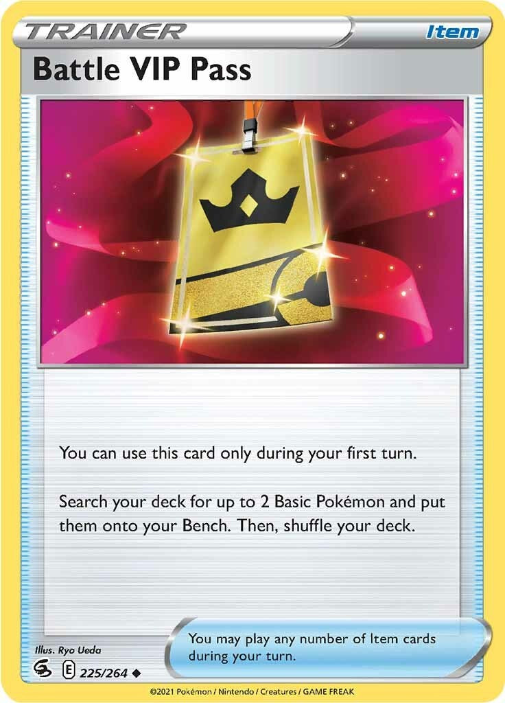 Battle VIP Pass [SWSH08 - 225/264] Pokemon Trading Card