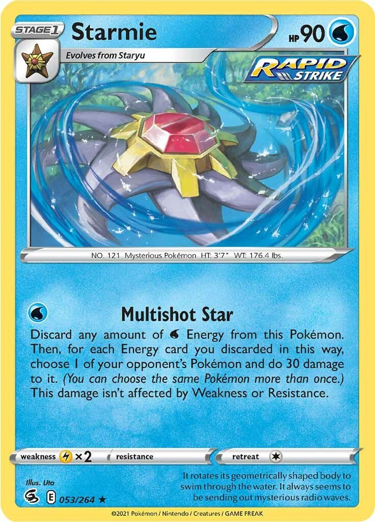 Starmie [SWSH08 - 053/264] Pokemon Trading Card