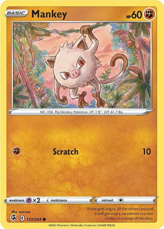 Mankey [SWSH08 - 133/264] Pokemon Trading Card