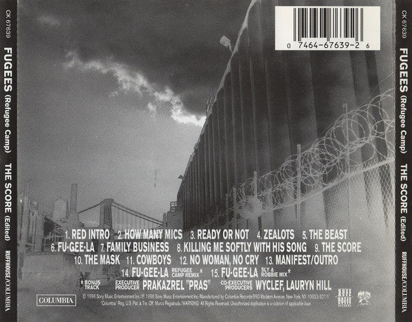 Fugees : The Score (Edited) (CD, Album, Edi)