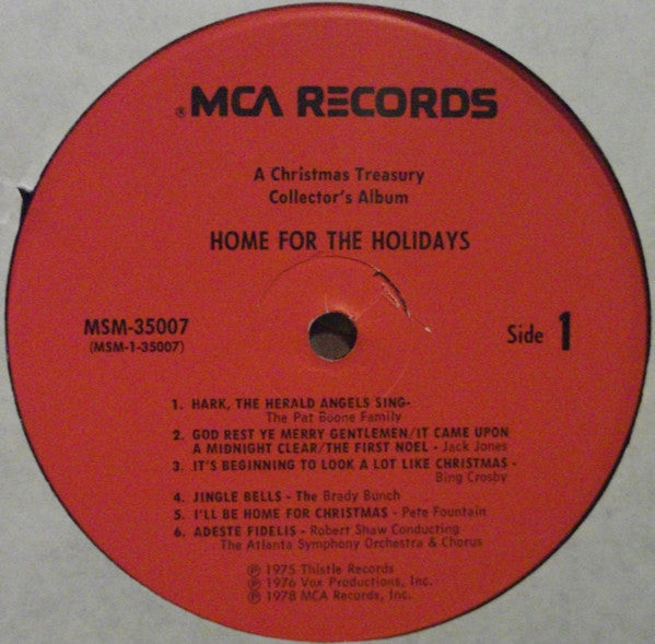 Various - Home For The Holidays (LP) (G) - Endless Media