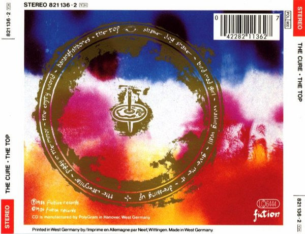 The Cure : The Top (CD, Album, RE, UNI)