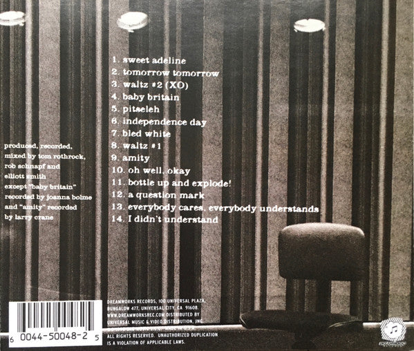 Elliott Smith : XO (CD, Album)