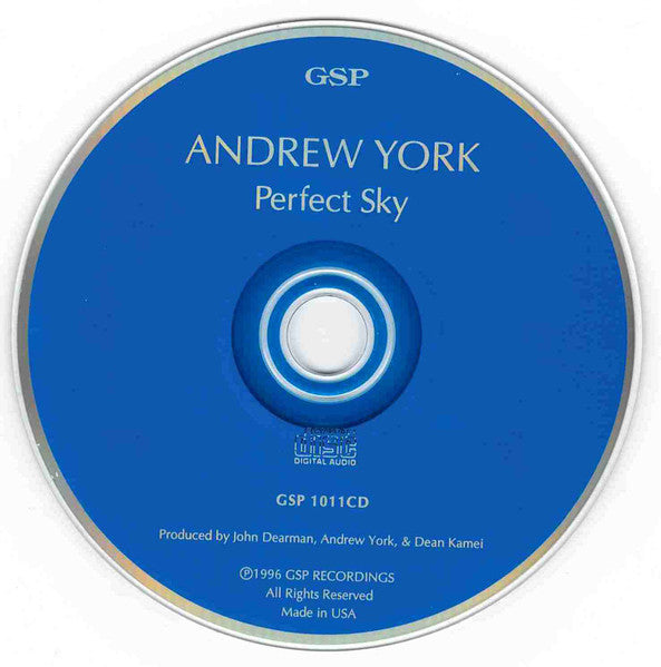 Andrew York : Perfect Sky (CD, Album, RE)