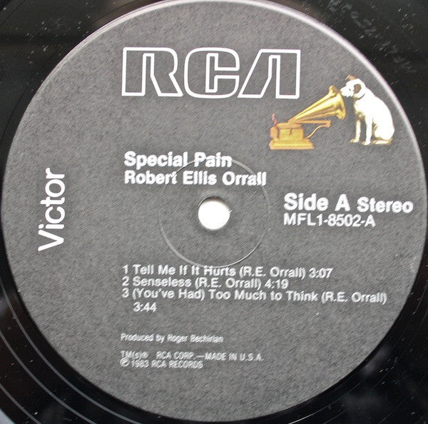 Robert Ellis Orrall : Special Pain (12", MiniAlbum)