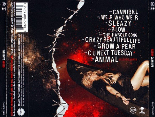 Kesha : Cannibal (CD, EP)