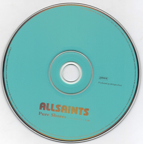 All Saints : Pure Shores (Out Of Reach) (CD, Single, Promo)