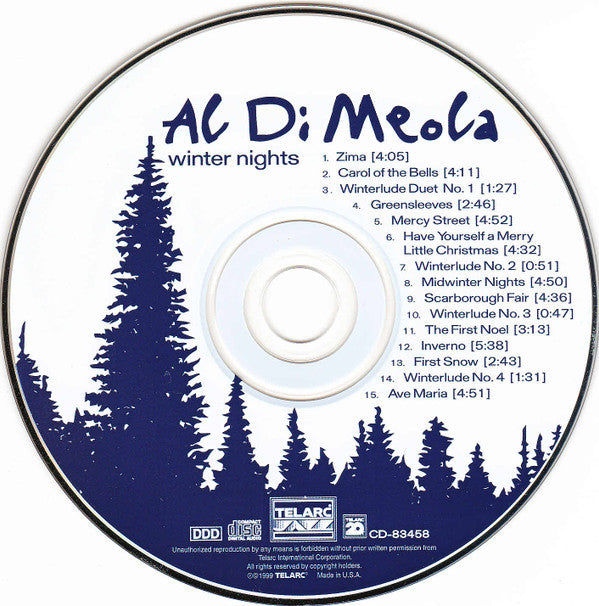 Al Di Meola : Winter Nights (CD, Album)