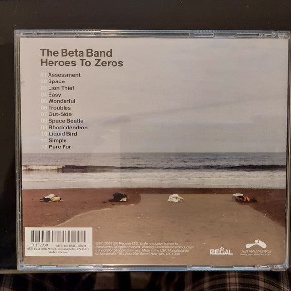The Beta Band : Heroes To Zeros (CD, Album, Club)