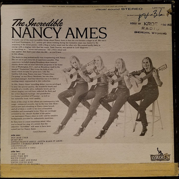 Nancy Ames : The Incredible Nancy Ames (LP)