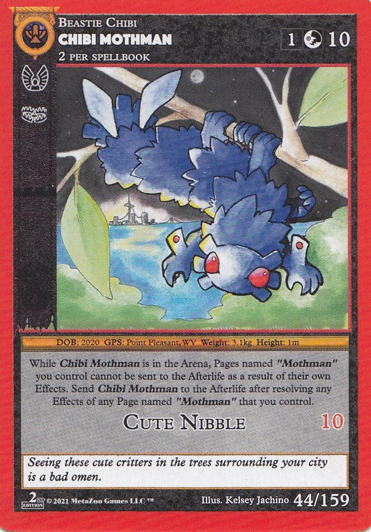 Chibi Mothman [CN2E - 44] MetaZoo Trading Card