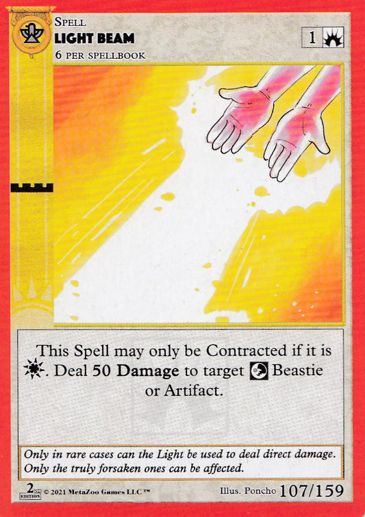 Light Beam [CN2E - 107] MetaZoo Trading Card