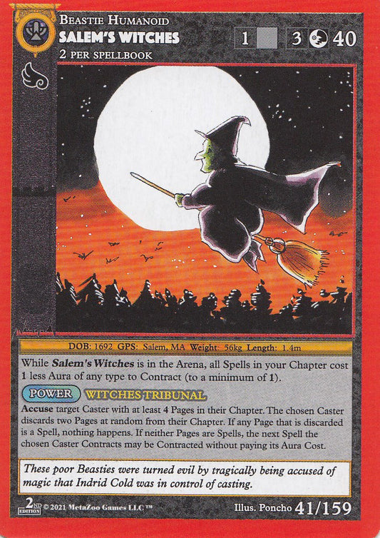 Salem's Witches [CN2E - 41] MetaZoo Trading Card