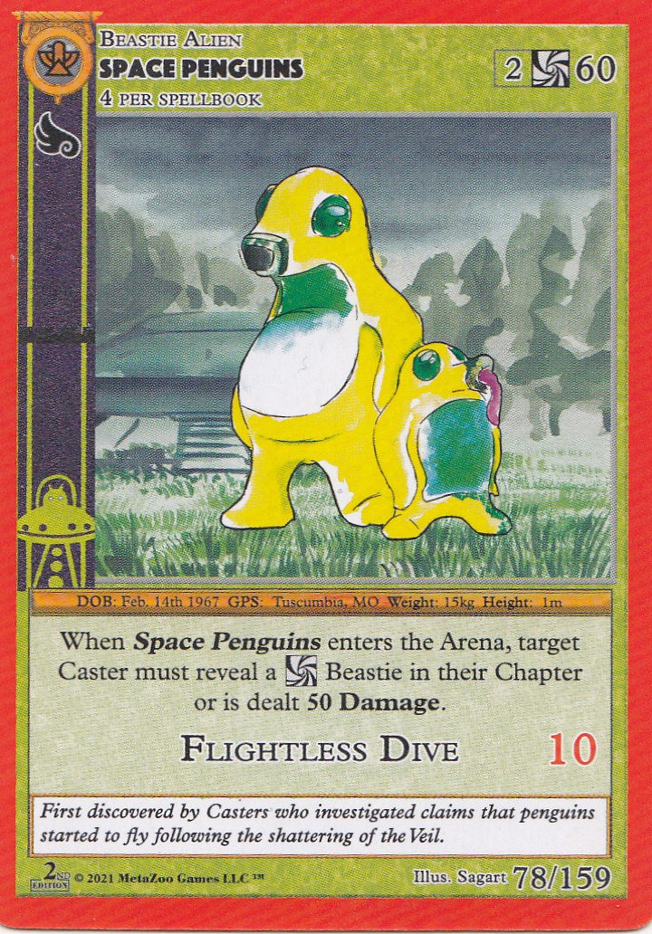 Space Penguins [CN2E - 78] MetaZoo Trading Card