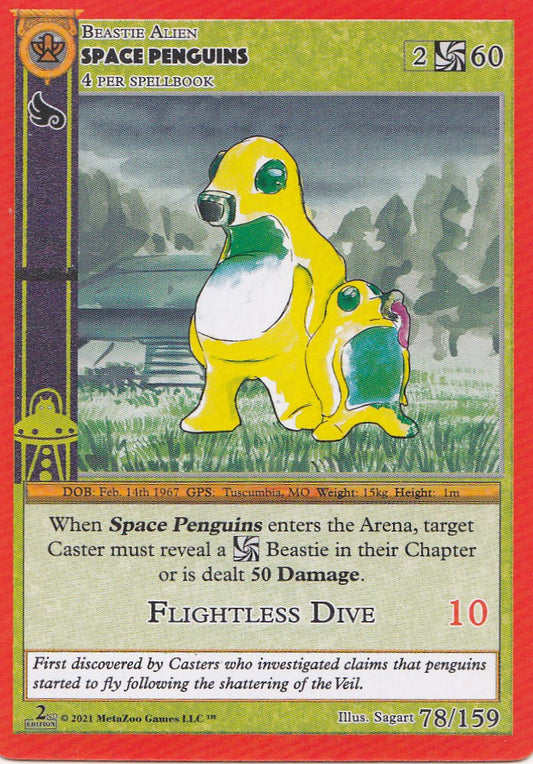 Space Penguins [CN2E - 78] MetaZoo Trading Card