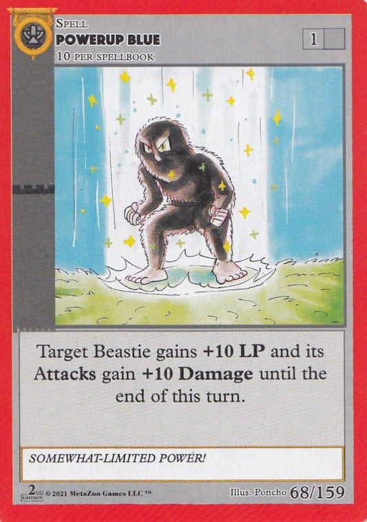 Powerup Blue [CN2E - 68] MetaZoo Trading Card