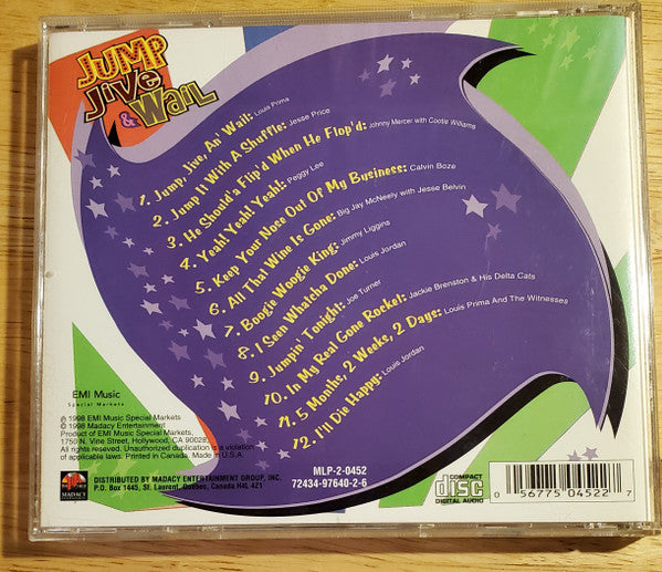 Various : Jump, Jive, & Wail (CD, Comp)