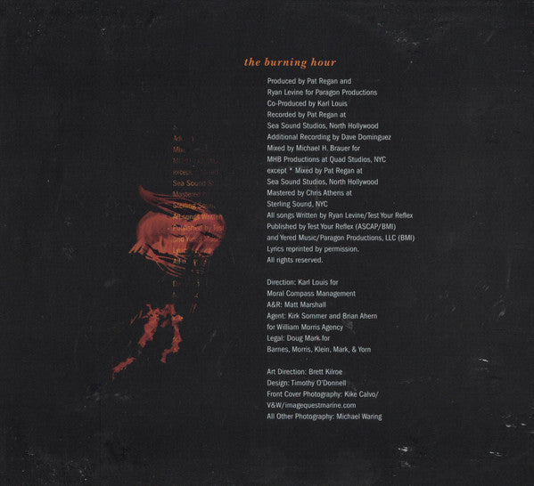 Test Your Reflex : The Burning Hour (CD, Album)