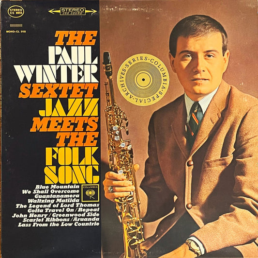 The Paul Winter Sextet - Jazz Meets The Folk Song (LP) (VG+) - Endless Media