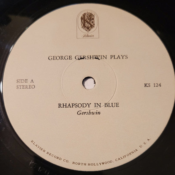 George Gershwin : Gershwin Plays Rhapsody In Blue (LP)