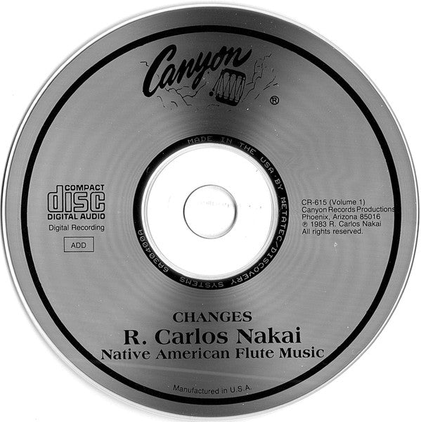 R. Carlos Nakai : Changes (Native American Flute Music) (CD, Album, RE)