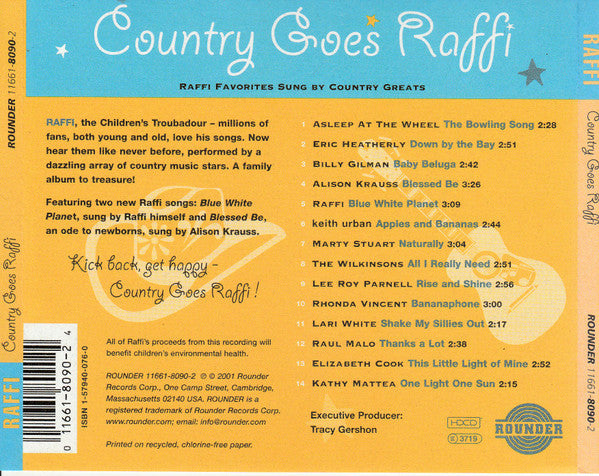 Various : Country Goes Raffi (HDCD, Album, UML)