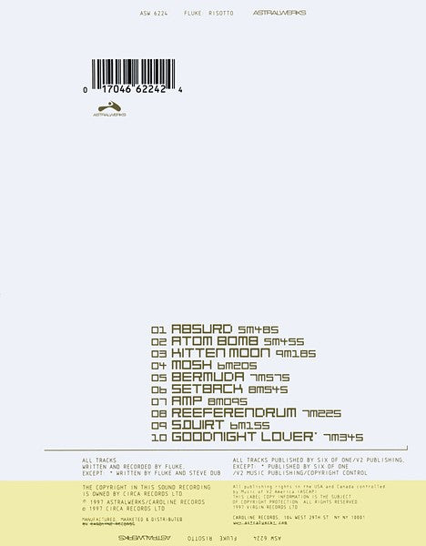 Fluke : Risotto (CD, Album)