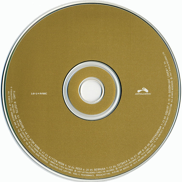 Fluke : Risotto (CD, Album)
