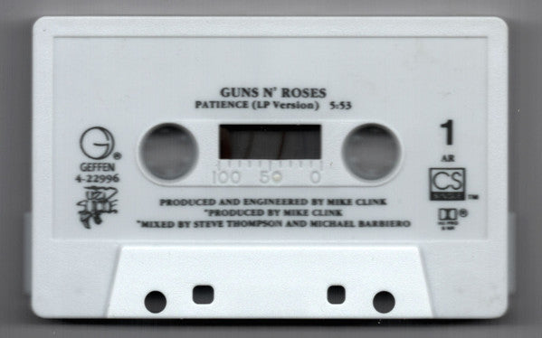 Guns N' Roses : Patience (Cass, Single, AR )