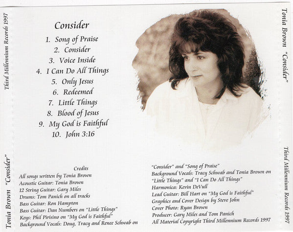 Tonia Brown : Consider (CD, Album)