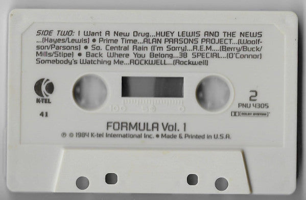 Various : Formula - Vol. 1 (Cass, Comp, 41)