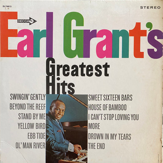 Earl Grant : Earl Grant's Greatest Hits (LP, Comp, Glo)