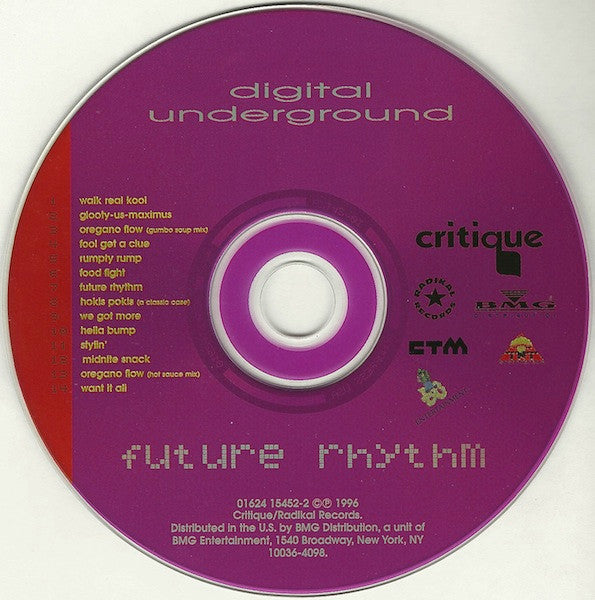 Digital Underground : Future Rhythm (CD, Album)
